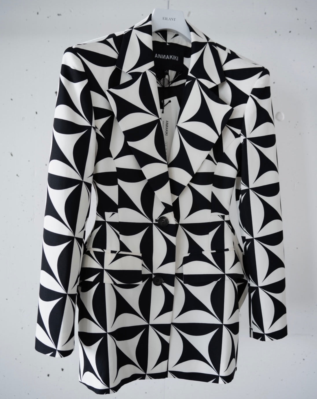 ANNA KIKI Geometric design blazer | tradexautomotive.com