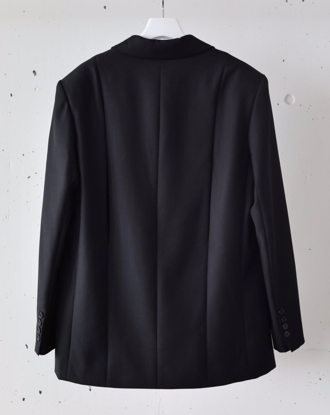 ANNAKIKI / Worsted wool cut-out seam blazer
