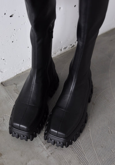 ANNAKIKI / over-theknee leather boots