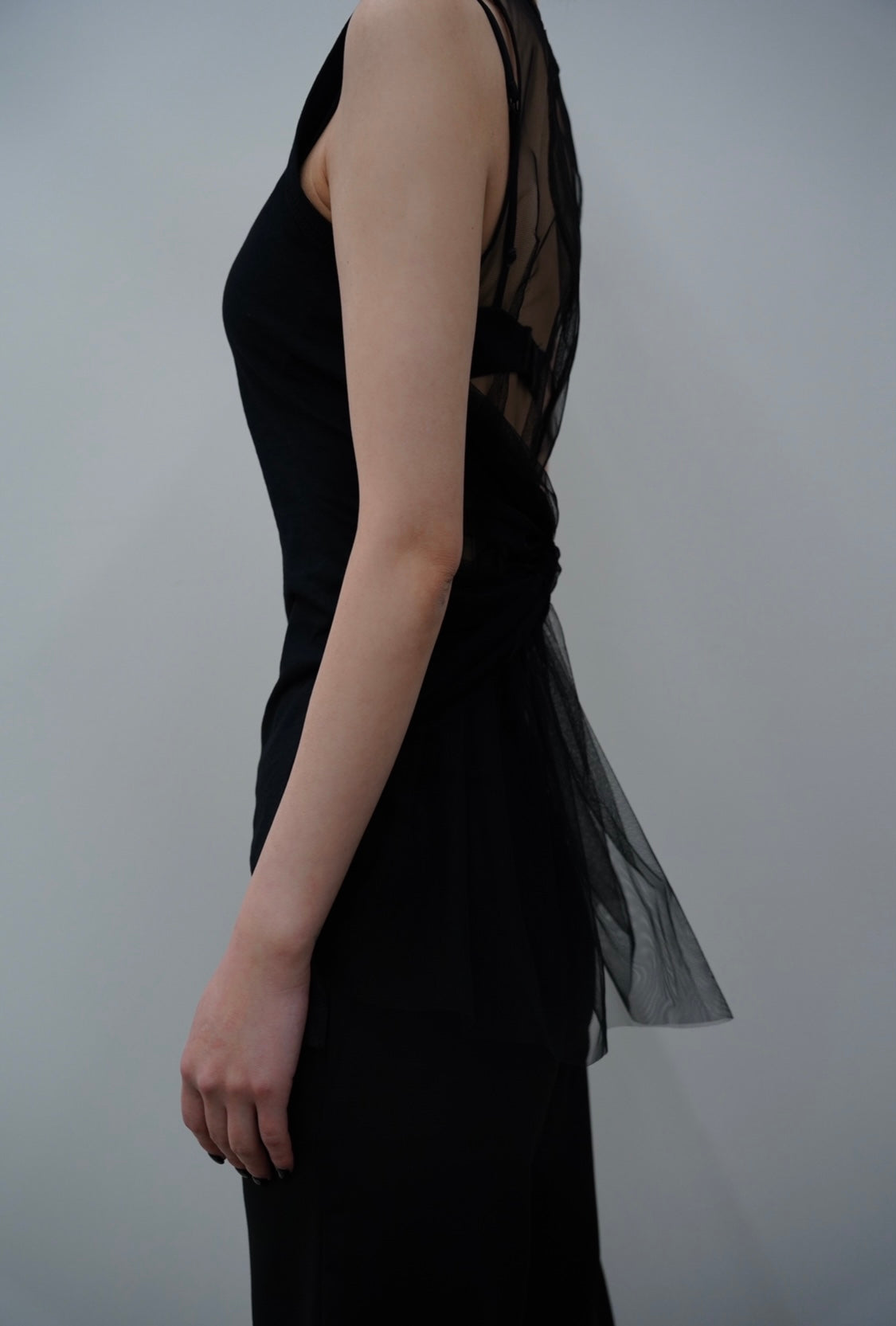 TULLE BACK TANK TOP / ACT N゜1